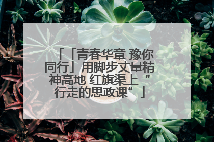 「青春华章 豫你同行」用脚步丈量精神高地 红旗渠上“行走的思政课”