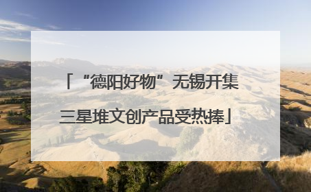 “德阳好物”无锡开集 三星堆文创产品受热捧
