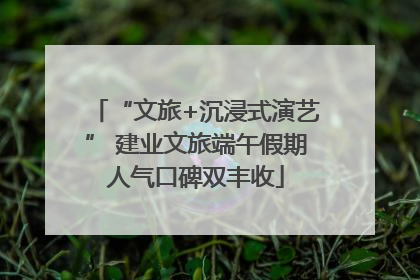 “文旅+沉浸式演艺” 建业文旅端午假期人气口碑双丰收