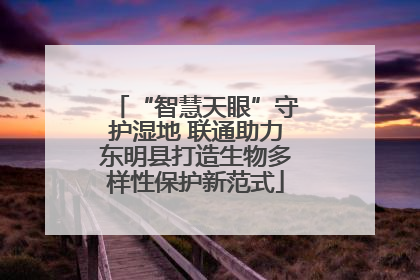 “智慧天眼”守护湿地 联通助力东明县打造生物多样性保护新范式