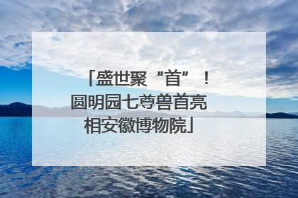 盛世聚“首”！圆明园七尊兽首亮相安徽博物院