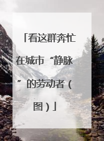 看这群奔忙在城市“静脉”的劳动者（图）