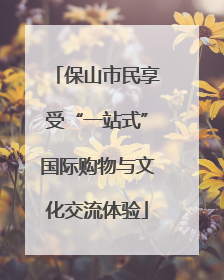 保山市民享受“一站式”国际购物与文化交流体验