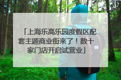 上海乐高乐园度假区配套主题商业街来了！数十家门店开启试营业