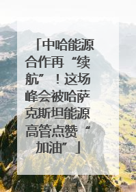 中哈能源合作再“续航”！这场峰会被哈萨克斯坦能源高管点赞“加油”