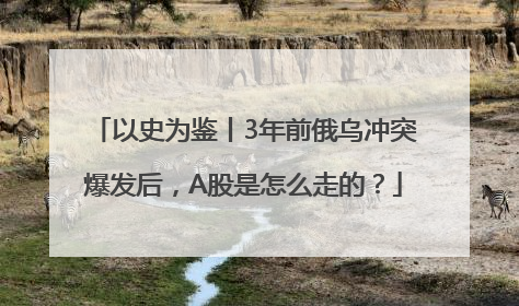 以史为鉴丨3年前俄乌冲突爆发后，A股是怎么走的？