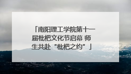 南阳理工学院第十一届枇杷文化节启幕 师生共赴“枇杷之约”