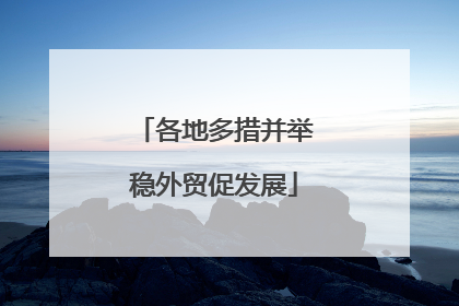 各地多措并举稳外贸促发展