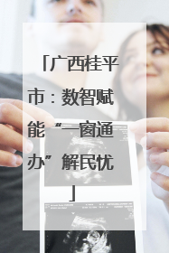 广西桂平市：数智赋能“一窗通办”解民忧