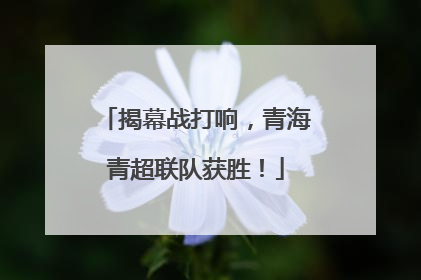 揭幕战打响，青海青超联队获胜！