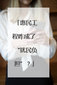 惠民工程咋成了“扰民负担”？