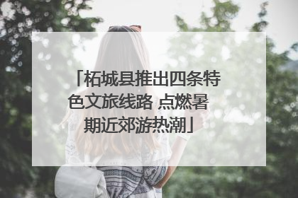 柘城县推出四条特色文旅线路 点燃暑期近郊游热潮