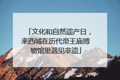 文化和自然遗产日，来西城在历代帝王庙博物馆里遇见非遗