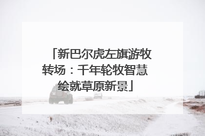 新巴尔虎左旗游牧转场：千年轮牧智慧绘就草原新景