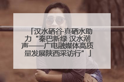 汉水硒谷·真硒水助力“秦巴新绿 汉水潮声——广电融媒体高质量发展陕西采访行”