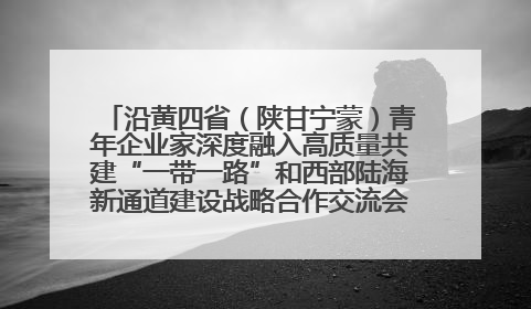 沿黄四省（陕甘宁蒙）青年企业家深度融入高质量共建“一带一路”和西部陆海新通道建设战略合作交流会在甘肃兰州召开