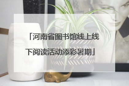 河南省图书馆线上线下阅读活动添彩暑期