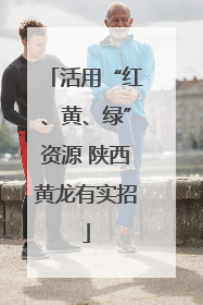 活用“红、黄、绿”资源 陕西黄龙有实招