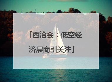 西洽会：低空经济展商引关注