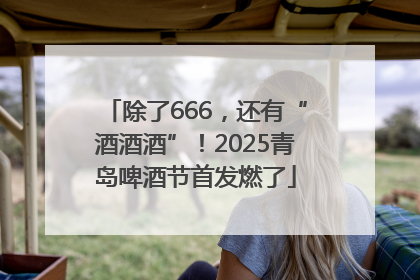 除了666，还有“酒酒酒”！2025青岛啤酒节首发燃了