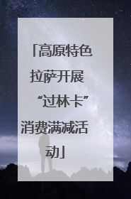 高原特色 拉萨开展“过林卡”消费满减活动