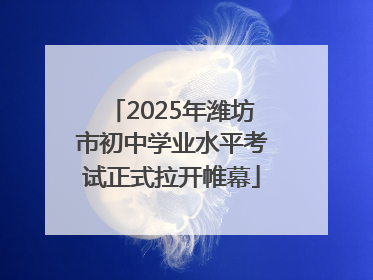 2025年潍坊市初中学业水平考试正式拉开帷幕