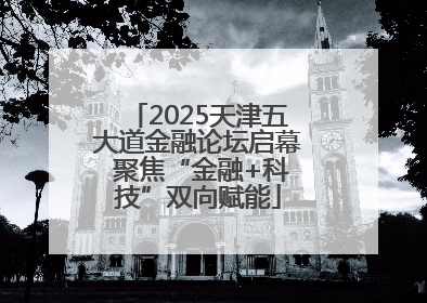 2025天津五大道金融论坛启幕 聚焦“金融+科技”双向赋能