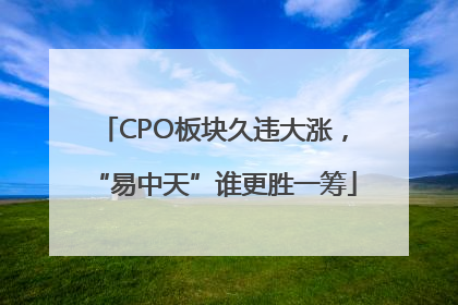 CPO板块久违大涨，“易中天”谁更胜一筹