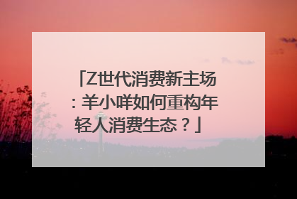 Z世代消费新主场：羊小咩如何重构年轻人消费生态？